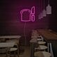 Brot und Messer LED-Neonschild für Bäckerei Café