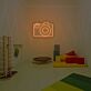 Fotokamera LED-Neonschild für Fotostudio und Wohnzimmer