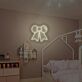 Schleife LED-Neonschild für Kinderzimmer