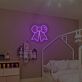 Schleife LED-Neonschild für Kinderzimmer