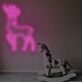 Hirsch LED-Neonschild Wohnzimmer Kinderzimmer