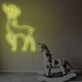 Hirsch LED-Neonschild Wohnzimmer Kinderzimmer