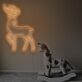 Hirsch LED-Neonschild Wohnzimmer Kinderzimmer