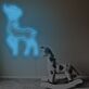 Hirsch LED-Neonschild Wohnzimmer Kinderzimmer