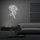 Rose LED-Neonschild Wohnzimmer Schlafzimmer