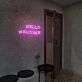 HELLO WELCOME LED-Neonschild für Cafe und Shop