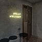 HELLO WELCOME LED-Neonschild für Cafe und Shop