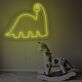 Dinosaurier LED-Neonschild Kinderzimmer