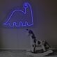 Dinosaurier LED-Neonschild Kinderzimmer