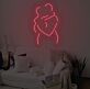Umarmendes Paar LED-Neonschild Wohnzimmer Schlafzimmer