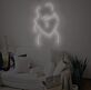 Umarmendes Paar LED-Neonschild Wohnzimmer Schlafzimmer