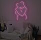 Umarmendes Paar LED-Neonschild Wohnzimmer Schlafzimmer