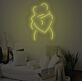 Umarmendes Paar LED-Neonschild Wohnzimmer Schlafzimmer