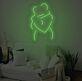 Umarmendes Paar LED-Neonschild Wohnzimmer Schlafzimmer