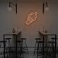 Eiswaffel LED-Neonschild für Café und Eisdiele