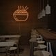 Schüssel mit Nudeln und Essstäbchen LED-Neonschild für Restaurant Bar