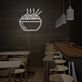 Schüssel mit Nudeln und Essstäbchen LED-Neonschild für Restaurant Bar