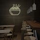 Schüssel mit Nudeln und Essstäbchen LED-Neonschild für Restaurant Bar