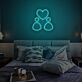 Herz mit Familie Symbol LED-Neonschild Schlafzimmer Wohnzimmer