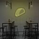 Taco LED-Neonschild für Restaurant und Bar