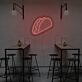 Taco LED-Neonschild für Restaurant und Bar