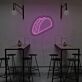 Taco LED-Neonschild für Restaurant und Bar