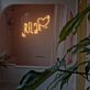RELAX Herz LED-Neonschild für Badezimmer und Wellnessbereich