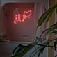RELAX Herz LED-Neonschild für Badezimmer und Wellnessbereich