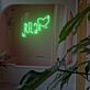 RELAX Herz LED-Neonschild für Badezimmer und Wellnessbereich