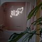 RELAX Herz LED-Neonschild für Badezimmer und Wellnessbereich
