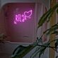 RELAX Herz LED-Neonschild für Badezimmer und Wellnessbereich