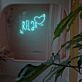 RELAX Herz LED-Neonschild für Badezimmer und Wellnessbereich