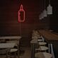 Soßenflasche LED-Neonschild für Restaurant Bar