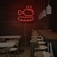 Hähnchenkeule und Bratwurst LED-Neonschild