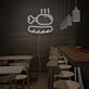 gekochtes Hähnchen mit Brot LED-Neonschild für Restaurant Bar