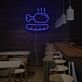 Hähnchenkeule und Bratwurst LED-Neonschild