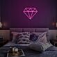 Diamant Symbol LED-Neonschild Schlafzimmer Wohnzimmer