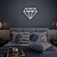 Diamant Symbol LED-Neonschild Schlafzimmer Wohnzimmer