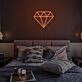 Diamant Symbol LED-Neonschild Schlafzimmer Wohnzimmer