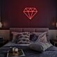 Diamant Symbol LED-Neonschild Schlafzimmer Wohnzimmer