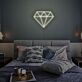 Diamant Symbol LED-Neonschild Schlafzimmer Wohnzimmer