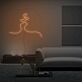 Abstrakte Silhouette eines Kusses LED-Neonschild Wohnzimmer Schlafzimmer