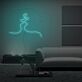 Abstrakte Silhouette eines Kusses LED-Neonschild Wohnzimmer Schlafzimmer