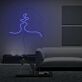 Abstrakte Silhouette eines Kusses LED-Neonschild Wohnzimmer Schlafzimmer