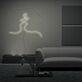 Abstrakte Silhouette eines Kusses LED-Neonschild Wohnzimmer Schlafzimmer