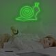 Schnecke LED-Neonschild für Kinderzimmer und Wohnzimmer
