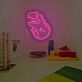 Dinosaurier LED-Neonschild für Kinderzimmer Spielbereich