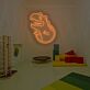 Dinosaurier LED-Neonschild für Kinderzimmer Spielbereich