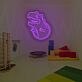 Dinosaurier LED-Neonschild für Kinderzimmer Spielbereich