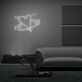 Herz mit Planetenring LED-Neonschild Wohnzimmer Schlafzimmer